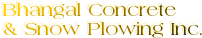 Bhangal Concrete & Snow Plowing Inc. Brampton | Concrete Contractors